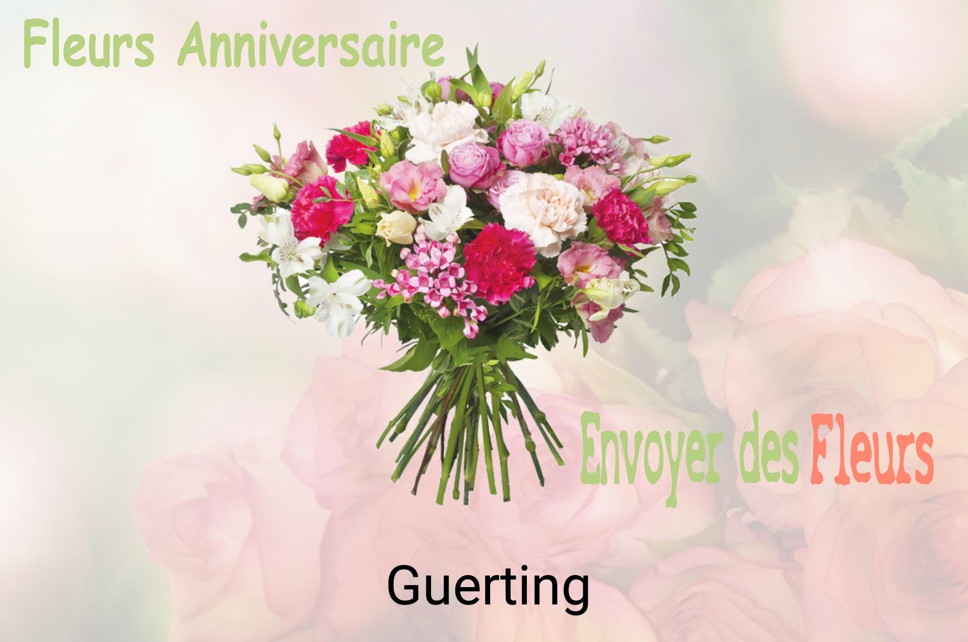 Bouquet de fleurs d’anniversaire livré à Guerting