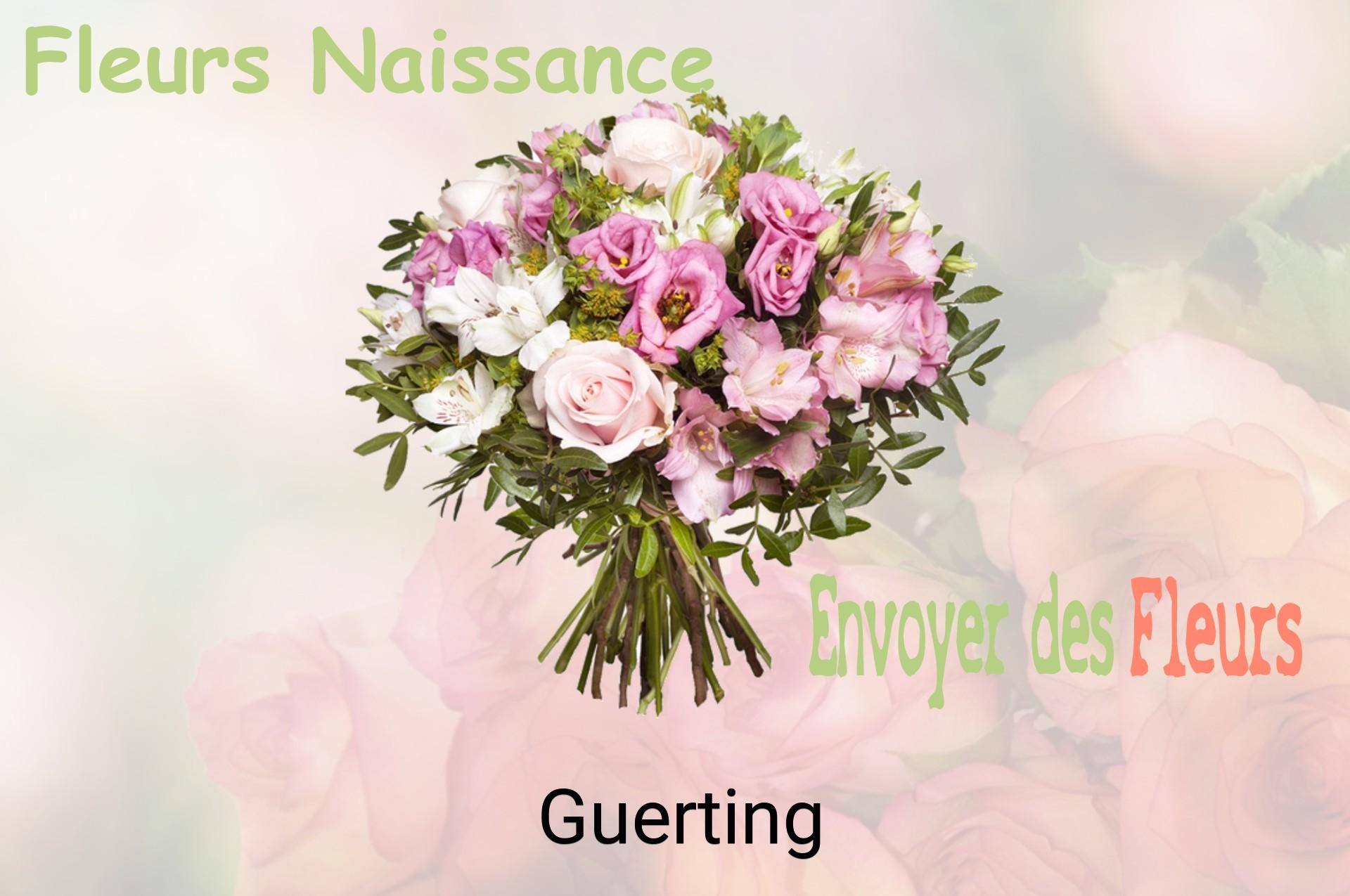 Bouquet de fleurs de naissance livré à Guerting